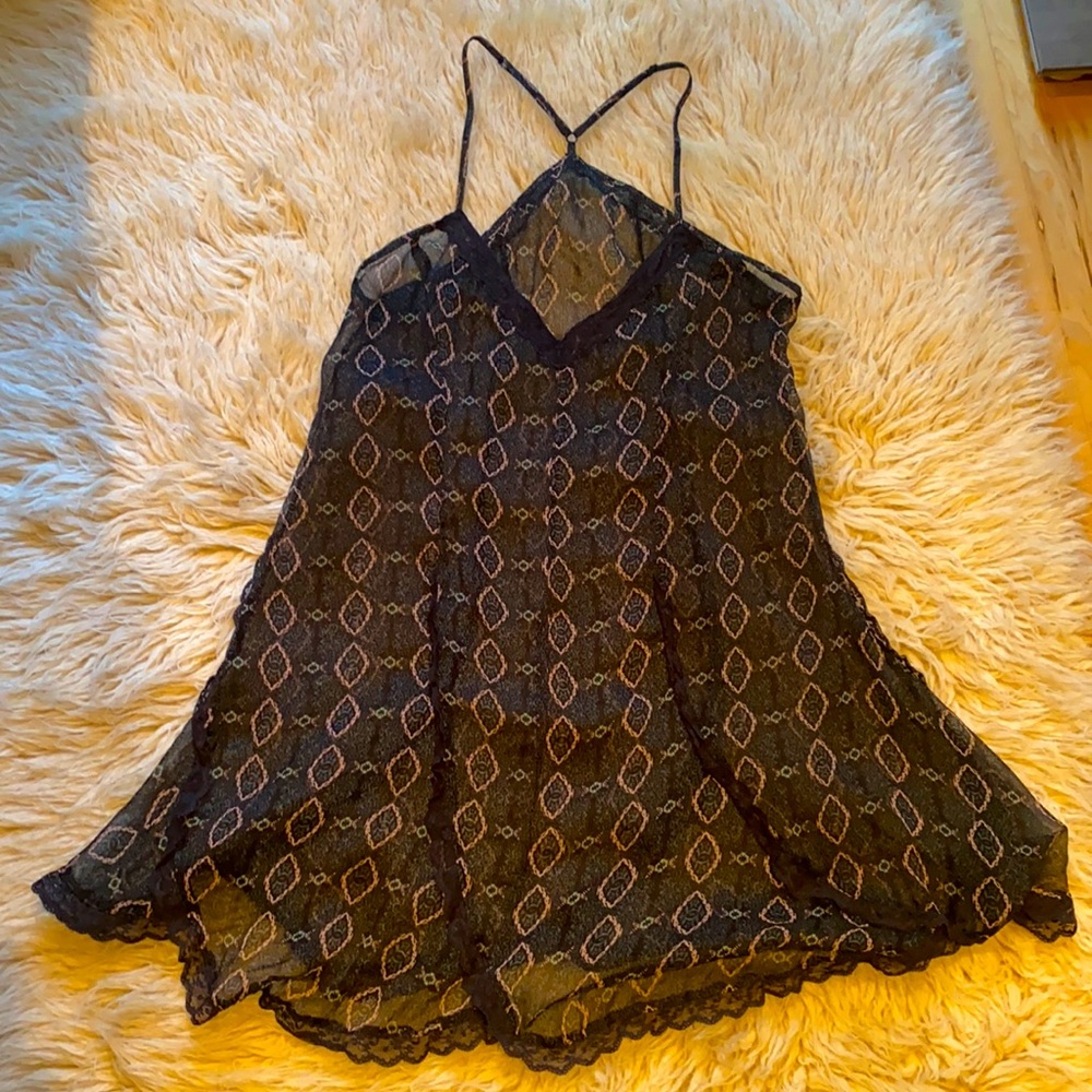 Free People Mini Slip Dress
